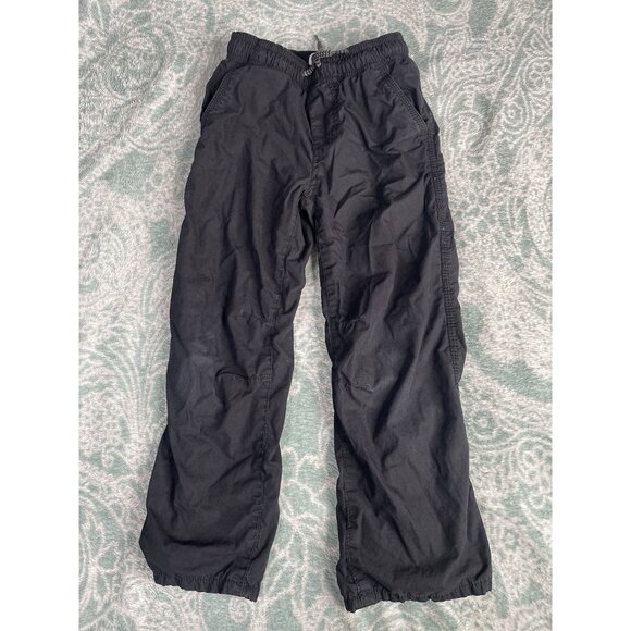 Old Navy Boys Youth Sz XS (5) Black Outdoor Pants Tech Straight - Picture 1 of 4